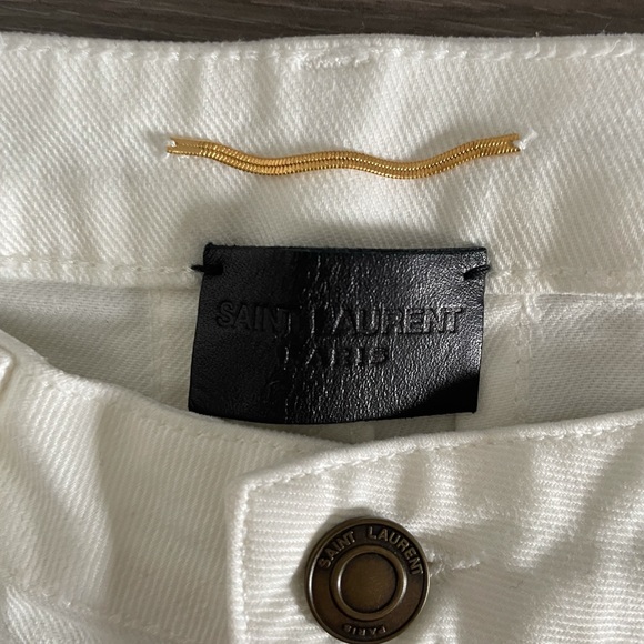 Saint Laurent ecru jeans 27 - Picture 3 of 6